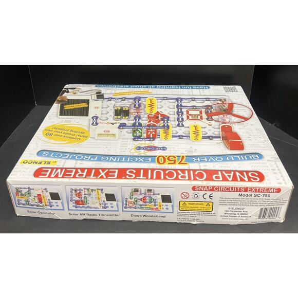 Snap Circuits Extreme SC-750 750 Computer Interface Projects STEM 99% Complete - Picture 13 of 15